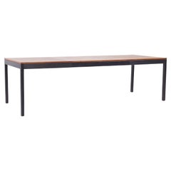 Milo Baughman for Directional Rosewood, Walnut, Ash Dining Table with 2 Leaves