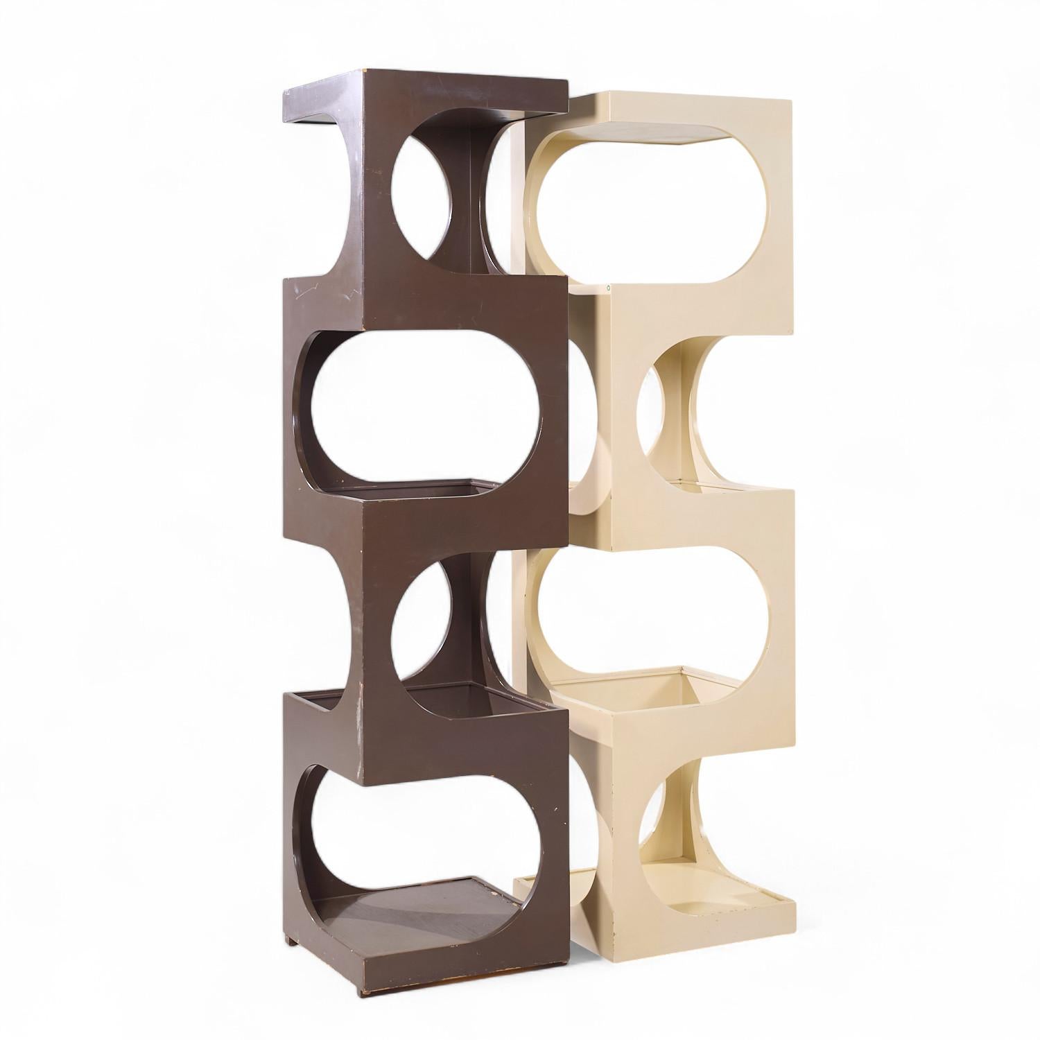 Edward Wormley for Dunbar Mid Century Étagère Shelf - Pair

Each etagere measures: 20 wide x 20 deep x 80 inches high

All pieces of furniture can be had in what we call restored vintage condition. That means the piece is restored upon purchase so