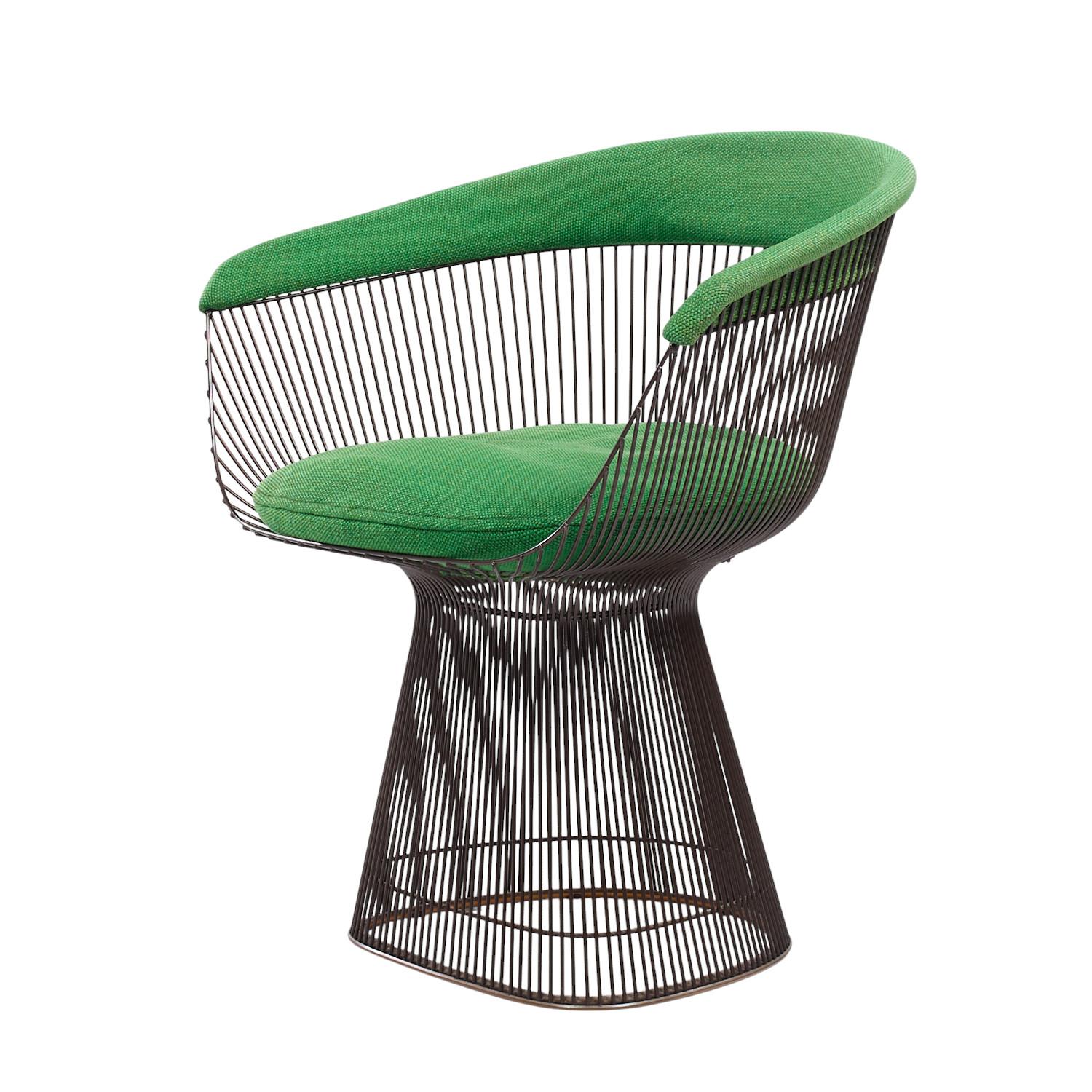 XX secolo Sedie da pranzo in bronzo di Warren Platner per Knoll - Set di 6 sedie in vendita