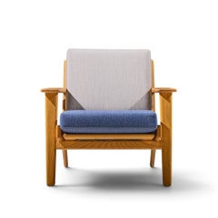 Hans Wegner for Getama GE290 Mid Century Oak Lounge Chair