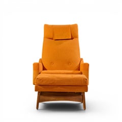 Adrian Pearsall Style Kroehler Mid Century Lounge Chair and Ottoman