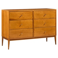 Paul McCobb for Planner Group Mid Century 6 Drawer Lowboy Dresser