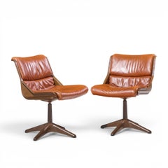 Yrjö Kukkapuro for Haimi Mid Century Side Chairs - Pair