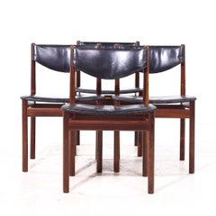 Ejner Larsen & Aksel Bender-Madsen Danish Teak Dining Chairs - Set of 4