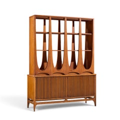 Broyhill Brasilia Mid Century Walnut Room Divider