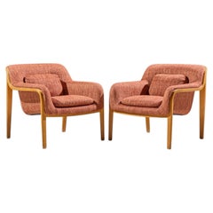 Sillones de madera curvada «Mid Century» modelo 1315 de Bill Stephens para Knoll: un par