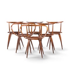 George Nelson for Herman Miller Model 5890 Pretzel Dining Chairs - Set of 6