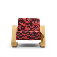Sillón Alvar Aalto 400 Tank: sillón de madera curvada de mediados de siglo