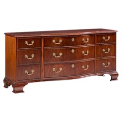Baker Furniture Georgian Mahogany Bow Front Dresser