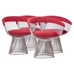 Chaises de salle à manger du milieu du siècle dernier Warren Platner pour Knoll, lot de 4
