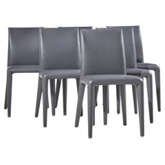Mario Bellini for B&B Italia Vol Au Vent Italian Leather Dining Chair - Set of 6