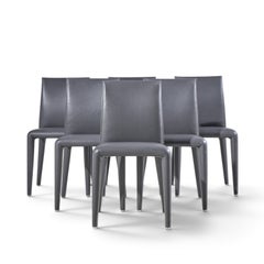 Mario Bellini for B&B Italia Vol Au Vent Italian Leather Dining Chair - Set of 6