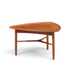Kurt Østervig for Jason Møbler Model 176 Danish Teak Guitar Pick Coffee Table