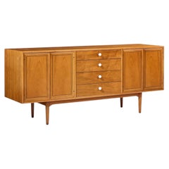 Kipp Stewart for Drexel Declaration Mid Century Walnut Credenza