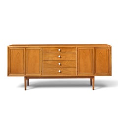 Kipp Stewart for Drexel Declaration Mid Century Walnut Credenza