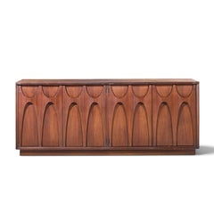 Broyhill Brasilia Mid Century Walnut Credenza