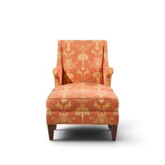 Baker Furniture Wingback Lounge Chair with Ottoman