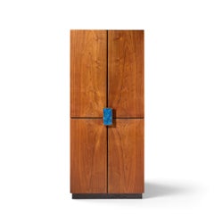 Richard Thompson for Glenn of California Mid Century Walnut Cabinet Armoire