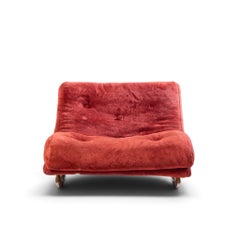 Adrian Pearsall for Craft Associates Mid Century Rocking Chaise Lounge Chair