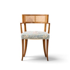 Michael Taylor for Baker Klismos Mid Century Cane Armed Dining Chair