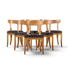 Baker Milling Road Walnut Dining Chairs - Set of 6