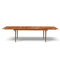 Finn Juhl for France & Søn FD510 Expanding Teak Dining Table with 2 Leaves