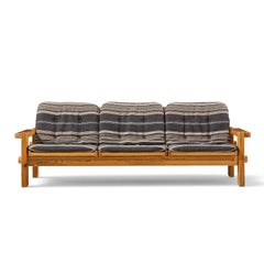 Yngve Ekström for Swedese Dymling Mid Century Swedish Pine Sofa