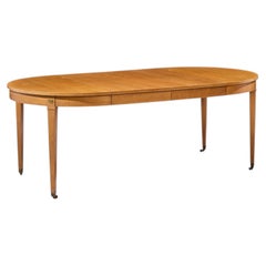 Baker Milling Road Walnut Expanding Dining Table with 2 Leaves