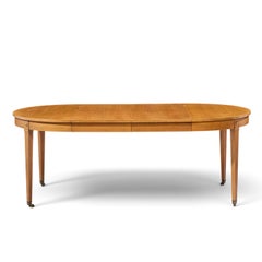 Baker Milling Road Walnut Expanding Dining Table with 2 Leaves
