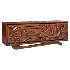 Witco Style Pulaski Oceanic Mid Century Lowboy Dresser