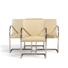 Brueton Mid-Century-Stühle im Brno-Stil – 4er-Set