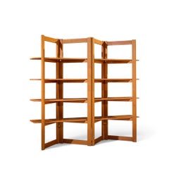 Kurt Østervig Style Mid Century Teak Bookshelf Room Divider