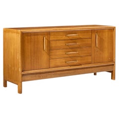 John Keal for Brown Saltman Mid Century Bleached Mahogany Credenza