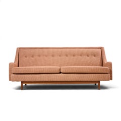 Kipp Stewart für Drexel: Sofa im Mid-Century-Stil aus Walnussholz