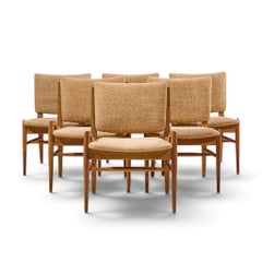 John Keal for Brown Saltman Midcentury Bleached Mahogany Dining Chair - Set of 6