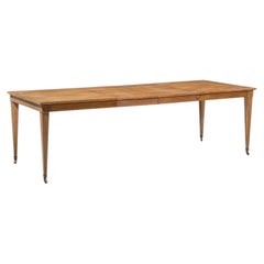 Baker Furniture French Regency Expanding Dining Table with 2 Leaves
