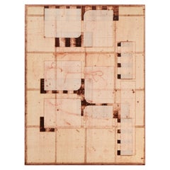 Michael Kessler Teleology Mid Century Mixed Media on Canvas