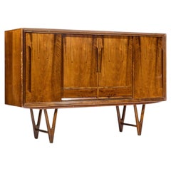 Kurt Østervig: Credenza alta danese in palissandro in stile Mid-Century