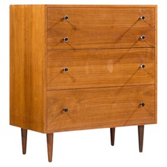 Robert Baron pour Glenn : commode « Mid Century » de Californie, modèle « Highboy » en noyer
