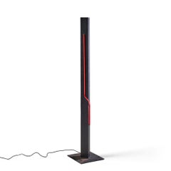 Rudi Stern Mid Century Let There Be Neon Floor Lamp