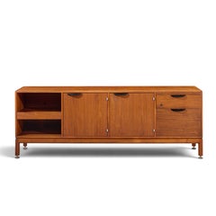 Jens Risom Mid Century Walnut Credenza