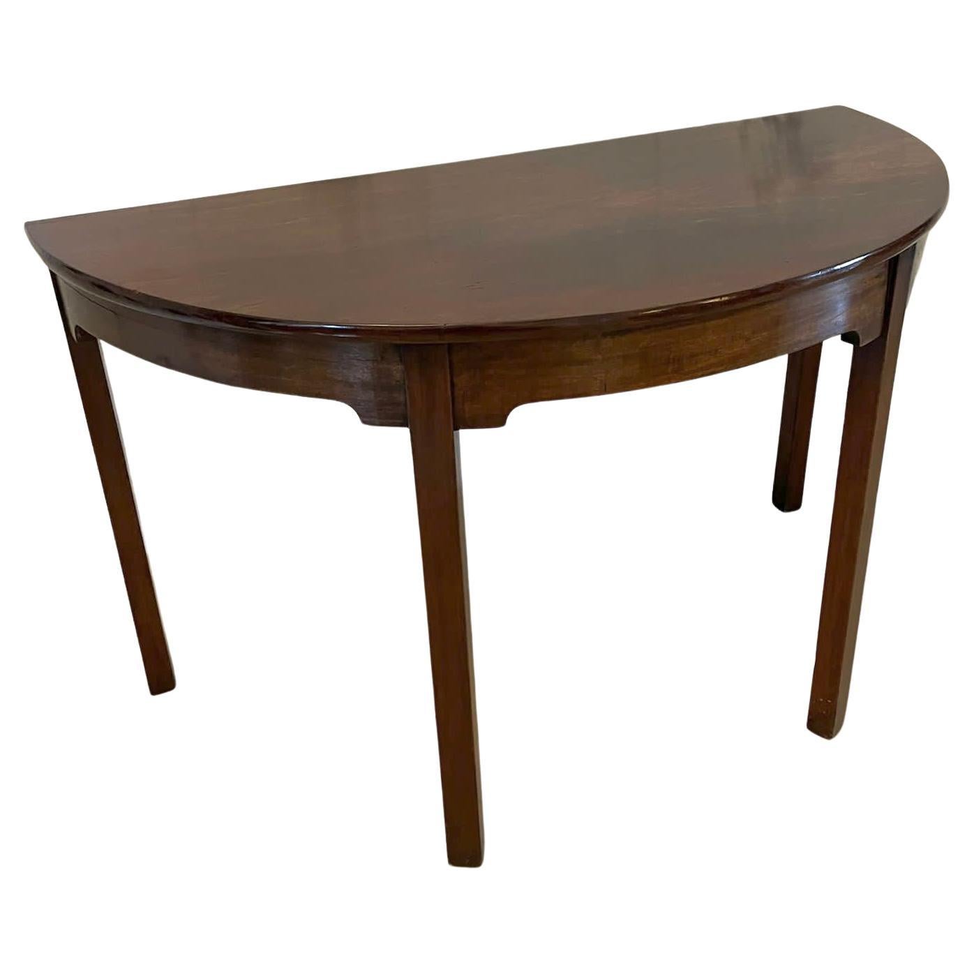 Extremely Large Exhibition Quality Antique Mahogany Mirror Back Console