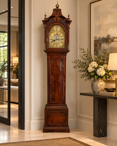 Antique Georgian John Taylor London Mahogany Longcase Grandfather Clock