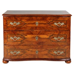 Mid 18th Century German Baroque Chest Of Drawers, Made in Munich, Louis XV, 1750
