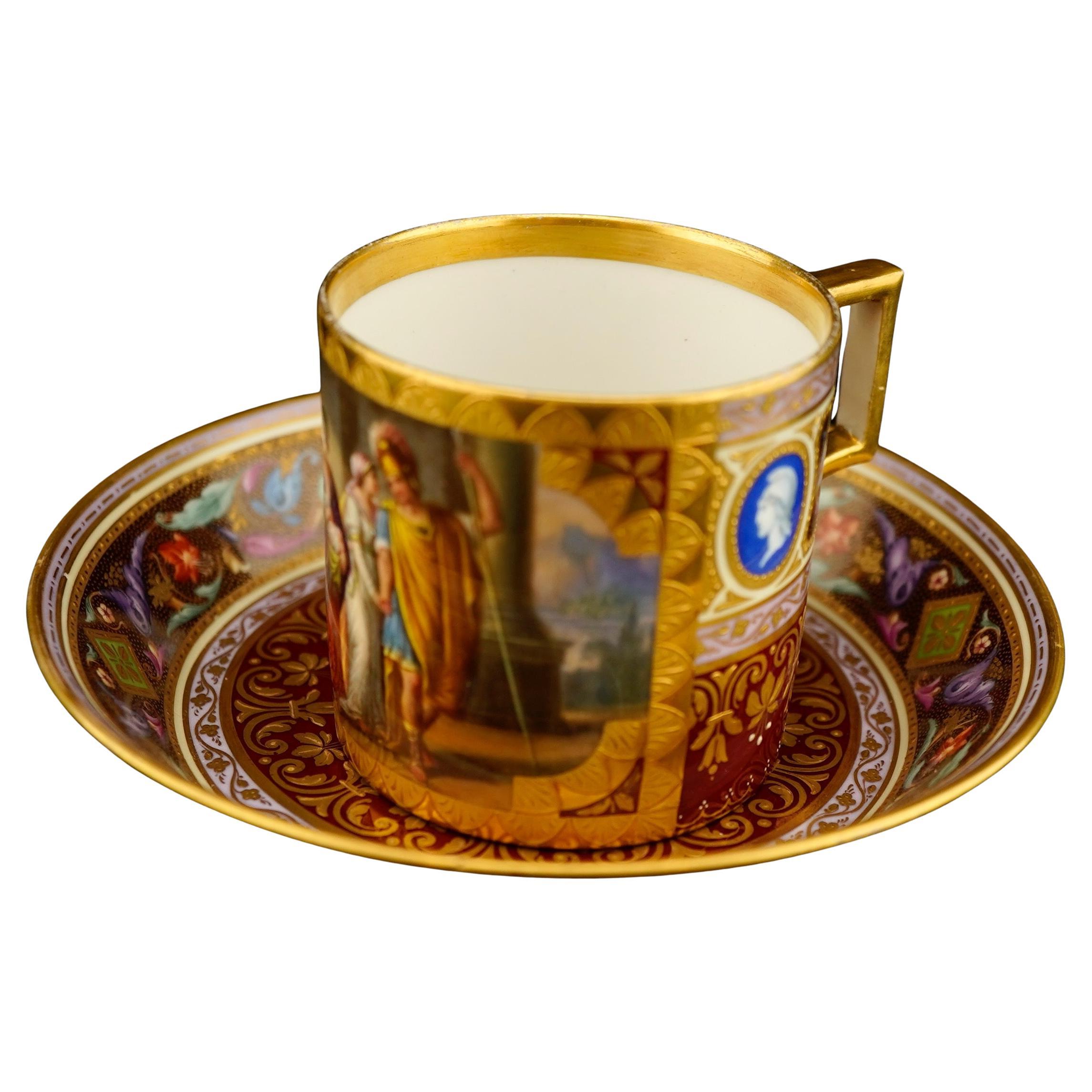 Royal Vienna Cabinet Cup and Saucer