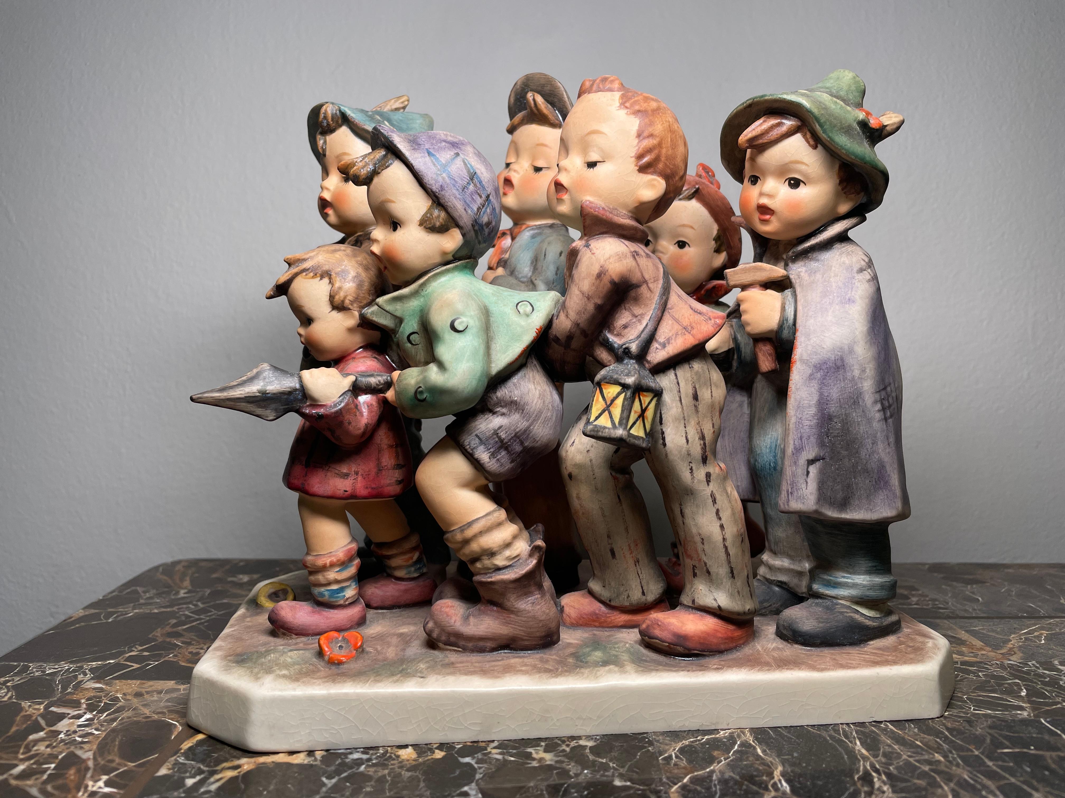 German Goebel Company Hummel Porcelain Group Figurines “Adventure Bound” For Sale