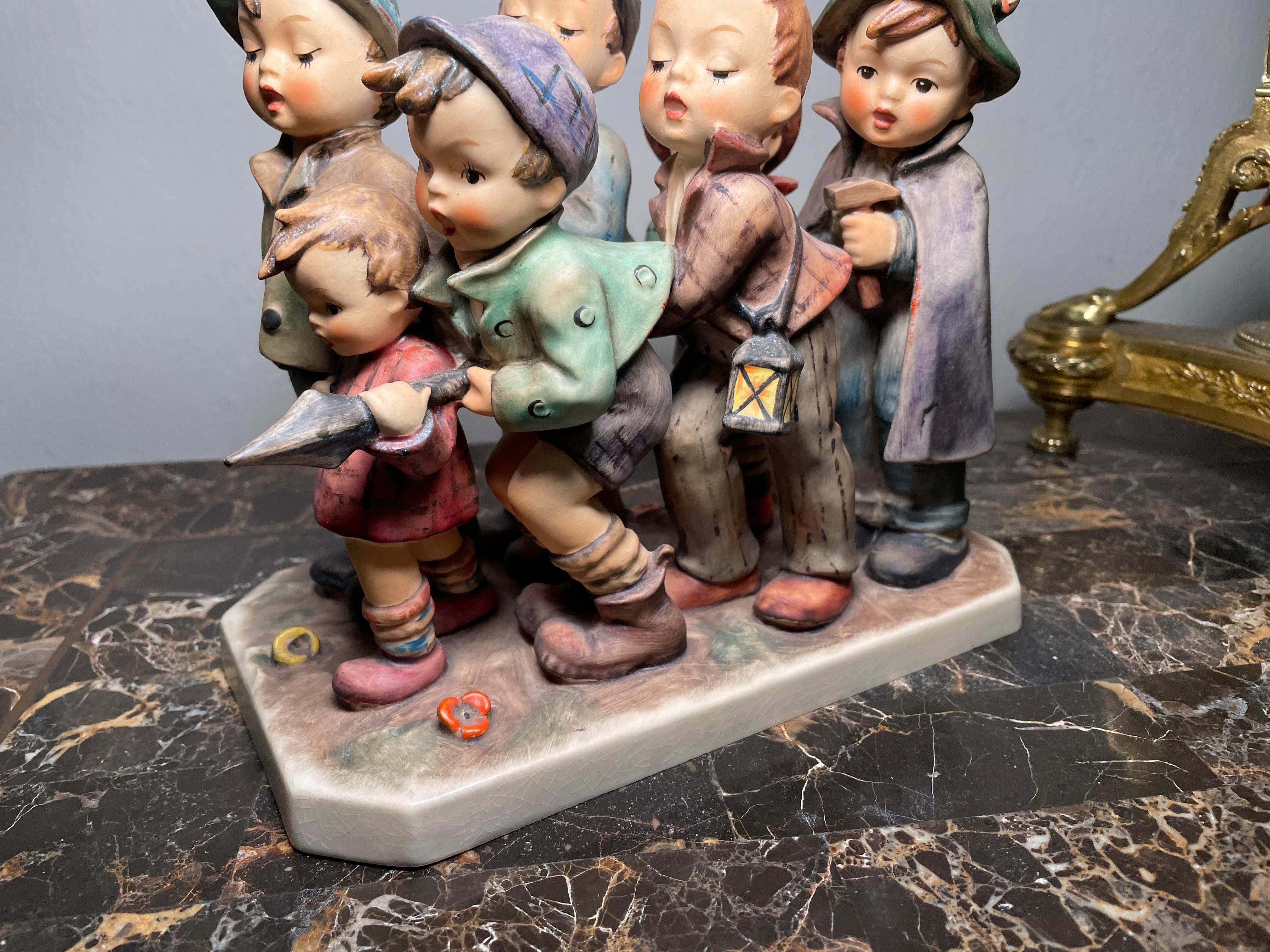 20th Century Goebel Company Hummel Porcelain Group Figurines “Adventure Bound” For Sale