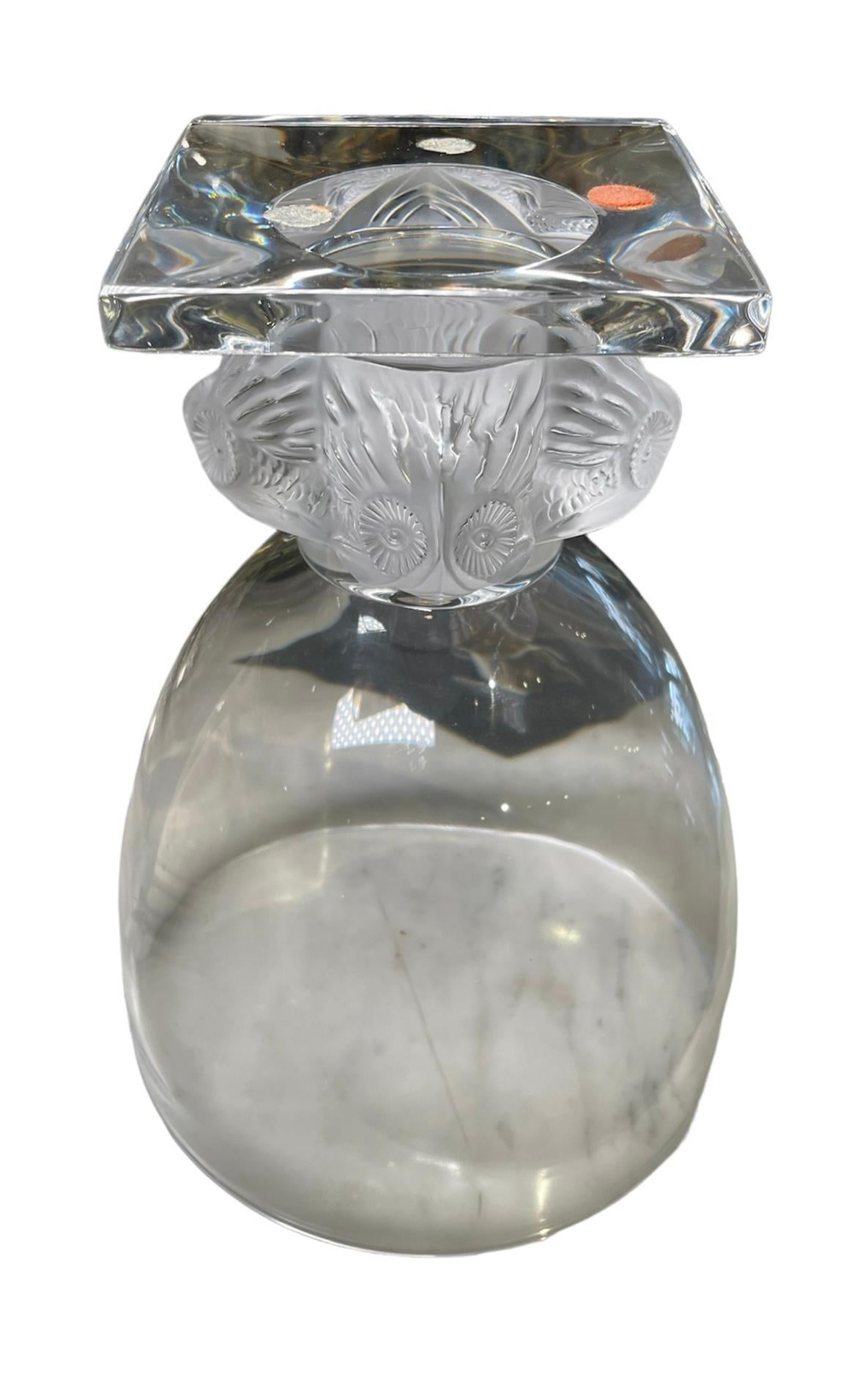 Vaso di cristallo Lalique 