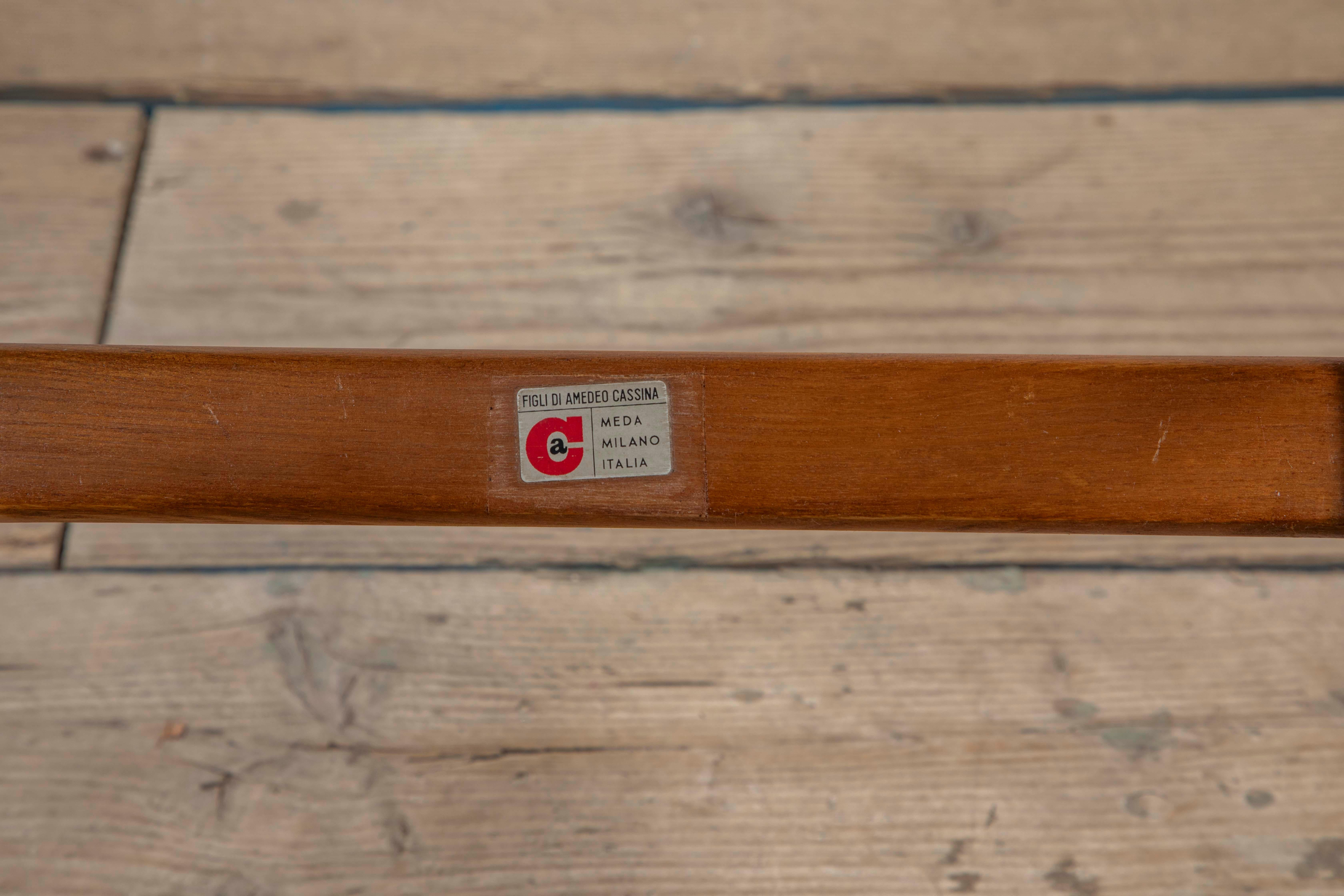 20e siècle, Gio Ponti for Cassina Set of 8 Chairs mod. Leggera en vente 1