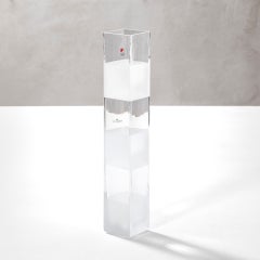 Jarrón «Charles Rennie Mackintosh» de Colle Cristalleria, cristal, 1984